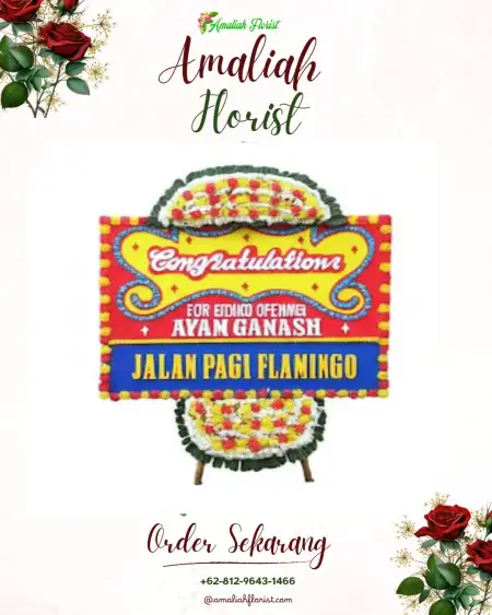 Sewa Papan Bunga Puteran